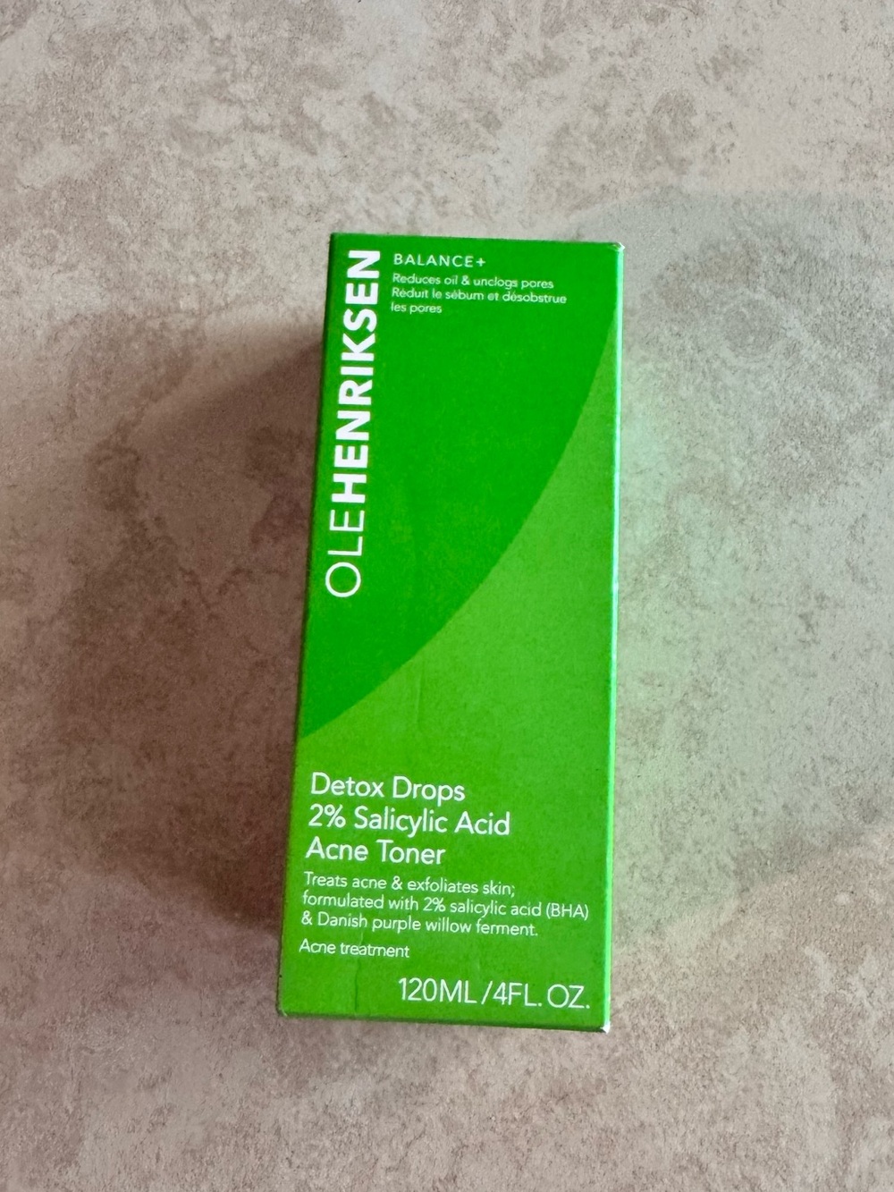 NEW Ole Henriksen Detox Drops 2%
Salicylic Acid Acne Toner - 4 Oz Full Size
NIB